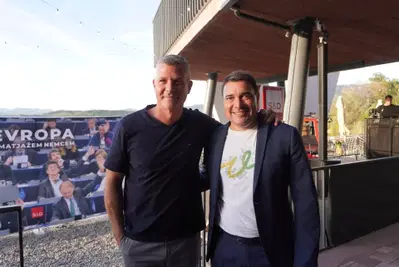(VIDEO in FOTO) Evropa z Matjažem Nemcem v Velenju: Med evropskimi politikami in prihodnostjo Šaleške doline